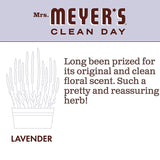 Mrs. Meyer's Clean Day Multi-Surface Everyday Cleaner, Cruelty Free Formula, Lavender Scent 5-Packs