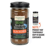 Organic Seafood Seasoning, Blackened, 2.5 Ounce (Pack of 5)