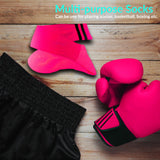 Meso Men's 2 Pairs Extremely Durable Knee High Sports Socks - Fitness & Workout Clothing, Gym, Gear or Fashion Socks XL003 Size M(Rose)