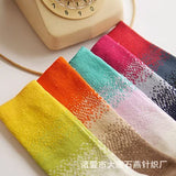 Lian LifeStyle Awesome Women's 5 Pairs Rainbow High Crew Cotton Socks Breathable, Fancy, and Cozy HR157231 Size 6-9 (Random)