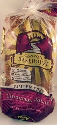 Gluten Free Cinnamon Raisin Bread 18oz. (Pack of 6)