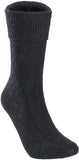 Lian LifeStyle Perfect Fit Women's Wool Crew Socks L1860 Size 6-9