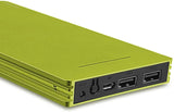 Lian LifeStyle Exceptional Portable Phone Charger w/Dual USB Output - 12000 mAh Ultra High Capacity Power Bank, High-Speed Charging for iPhone, iPad, Samsung & Other Cell Phones - Y1 Green