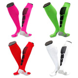 Lian LifeStyle Gorgeous Women's  4 Pair Long Athletic Football Soccer Socks Sport Tube Socks M XL0032-(Random Color)