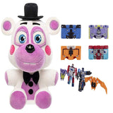 Five Nights at Freddy's Pizza Simulator - Helpy Collectible Figure + Transformers Micromaster WFC-GS10 1.5-inch Soundwave Spy Patrol (3rd Unit 4-Pack), Pack of 2