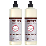 All Natural & Biodegradable Dish Soap Liquid Dishwashing Soap with Lavender Scent Plastic Free Dish Soap Made With Organic Ingredients, 16 Fl OZ Per Bottle, 2 Bottles