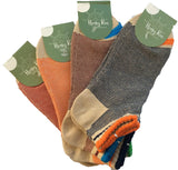 Lian LifeStyle Big Girl's Women's 4 Pairs Cute Cotton Crew Socks Size 6-9