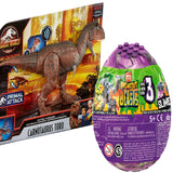 Control ‘N Conquer Large Dinosaur Figure with Authentic Detail + Mega Construx Breakout Beasts Goldengrowl, Pack of 2