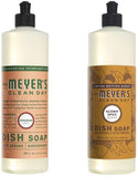Liquid Dish Soap, Cruelty Free Formula, 1 Pack Geranium, 1 Pack Acorn Spice, 16 OZ each