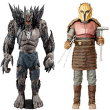 Toys DC Multiverse Dark Nights: Metal Devastator Earth -1 7" Action Figure + The Black Series The Armorer Toy 6-Inch Scale The Mandalorian Collectible Action Figure, Pack of 2