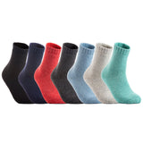 2 Pairs High Performance Men's Wool Socks, Breathable, Lightweight Moisture Wicking Crew Socks as Hiking and Running Socks One Size LK02(Assorted)