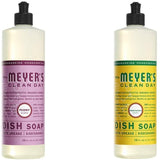 Mrs. Meyers Clean Day Liquid Dish Soap, 1 Pack Peony, 1 Pack Honeysuckle , 16 OZ each