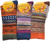 Lian LifeStyle Unisex Baby 3 Pairs Pack Cotton Crew Socks 2 Sizes(0Y-2Y)