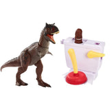 Flushin' Frenzy + Control ‘N Conquer Large Dinosaur Figure with Authentic Detail, Pack of 2