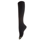 Lovely Annie 5 Pairs Cute Knee High Cotton Socks for Women. Cozy, Fluffy, and Fancy With a Wide Color And Size Range LA8212 Size 6-9 (Black)