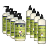 Liquid Hand Soap and Liquid Dish Soap Combo 4 Packs Liquid Hand Soap 12.5 Fl oz & 4 Packs Dish Soap 16 Fl oz, Lemon Verbena Scent