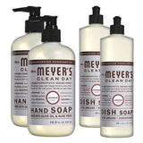 Liquid Hand Soap and Liquid Dish Soap Combo 2 Packs Liquid Hand Soap 12.5 Fl oz & 2 Packs Dish Soap 16 Fl oz, Lavender Scent
