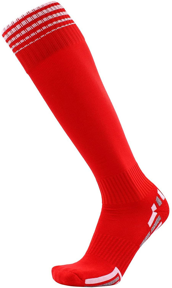1 Pair Men's Durable Comfortable Cozy Knee High Sports Socks Size 6-9 MS1604004