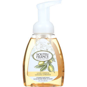 South Of France Foaming Hand Wash Lemon Verbena With Hydrating Organic Agave Nectarc 8 Oz