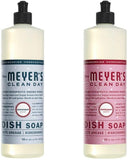 Liquid Dish Soap, Cruelty Free Formula, 1 Pack Snowdrop, 1 Pack Peppermint, 16 OZ each