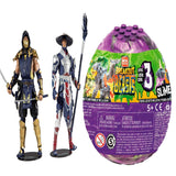 Toys Mortal Kombat Scorpion and Raiden 7" Action Figure Multipack + Mega Construx Breakout Beasts Goldengrowl, Pack of 2