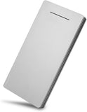 Lian LifeStyle Exceptional Portable Phone Charger w/Dual USB Output - 12000 mAh Ultra High Capacity Power Bank, High-Speed Charging for iPhone, iPad, Samsung & Other Cell Phones - Y1 Silver