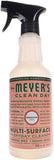 Mrs. Meyer's Clean Day Multi-Surface Everyday Cleaner, Cruelty Free Formula, Geranium Scent, 16 oz