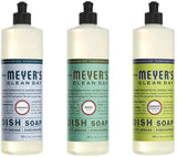 Liquid Dish Soap, 1 Pack Basil, 1 Pack Lemon Verbena, 1 Pack Snowdrop, 16 OZ each
