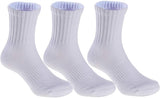 Lian LifeStyle Top Quality Children's Sports Crew Socks - 3 Pairs - Size3Y-15Y L0105