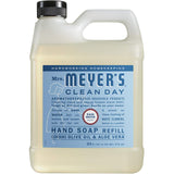 Mrs. Meyers Clean Day Liquid Hand Soap Refill, 1 Pack Basil, 1 Pack Geranium, 1 Pack Rain water, 33 OZ each
