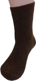 Lian LifeStyle Men's 1 Pair Ultralight Wool Blend Crew Socks WD Diamond Size 6-9