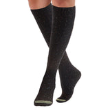 Lovely Annie Big Girls Women's 3 Pairs Cute High Knee Cotton Socks, Cozy Fluffy Fancy with a Wide Color and Size Range Size 6-9 L158212-3p(BlkGreyCof)