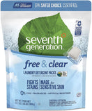 Laundary Detergent Packs, Built in Fabric Softner Enzymes, Free & Clear, Plant Derived, Fight Stains, No Dyes, For Sensitive Skin, Pack of 3, 45 Count Per Pack, 31.7 FL OZ Per Pack,