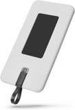 Lian LifeStyle Exceptional Portable Phone Charger w/USB Output - 4000 mAh Ultra High Capacity Power Bank, High-Speed Charging for iPhone, iPad, Samsung & Other Cell Phones - Y4 Grey
