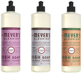 Liquid Dish Soap, 1 Pack Peony, 1 Pack Lavender, 1 Pack Geranium, 16 OZ each