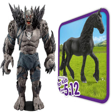 Load image into Gallery viewer, Toys DC Multiverse Dark Nights: Metal Devastator Earth -1 7&quot; Action Figure + Horse Club Animal Figurine Horse Toys for Girls and Boys, Pack of 2
