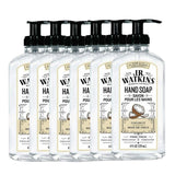 Hand Soap, Coconut, Gently Cleanses and Revitalizes, Plant-Based Formula, Non-GMOs, Parabens, Harsh Preservatives, Synthetic Colors, Pack of 6, 11 Fl OZ Per Pack