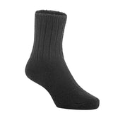 6 Pairs Children's Durable, Stretchable, Thick & Warm Wool Crew Socks. Perfect as Winter Snow Sock and All Seasons FS01 6P Size 2Y-4Y(Black)