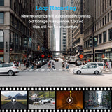 Lian LifeStyle Latest Technology HD Dash Camera Trusted Quality Car Accessories: Security Camera Front & Rear with Night Vision for Safety SD LY610