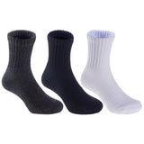 Lian LifeStyle Premium Children's 3 Pairs Cotton Sports Socks Size 3Y-15Y JH0105