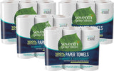 Seventh Generation Paper Towels, 100% Recycled Paper, 2-Ply, 6-Count (Pack of 4)