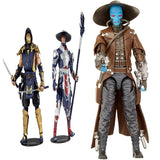 Toys Mortal Kombat Scorpion and Raiden 7" Action Figure Multipack + The Black Series Cad Bane Toy 6-Inch Scale The Clone Wars Collectible Action Figure, Pack of 2