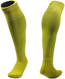 Lian LifeStyle Exceptional Boy's 1 Pair Knee High Sports Socks for Soccer, Softball, Baseball, and Many Other Sports XL002 Size XXS Yellow