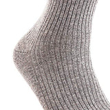 Lian LifeStyle Women's 3 Pairs Cute & Comfortable Wool Crew Socks Size 6-9 HR1612, Color (Beige, Black, Grey)