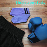 Meso Men's 2 Pairs Extremely Durable Knee High Sports Socks - Fitness & Workout Clothing, Gym, Gear or Fashion Socks XL003 Size M(Light Blue)