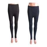 Lian LifeStyle Ultra Comfy Spandex Leggings for Women 2 Pair's | Teen & Juniors leggings - Breathable & Lightweight | Stretchy & Cool Active Wear: Workout Tights, Yoga Pants, Running Leggings | Perfect as Daily Basics, Color (Coffee,Navy)