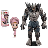 I Love Lucy - Factory Lucy Collectible Figure + Toys DC Multiverse Dark Nights: Metal Devastator Earth -1 7" Action Figure, Pack of 2