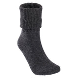 Lovely Annie 5 Pairs Gorgeous Super Comfortable Big Girls Women's Wool Crew Socks L1885 Size 5-11 (Dark Grey, Wine, Turmeric, Brown, Violet)