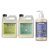 Liquid Hand Soap Refill, 1 Pack Lemon Verbena, 1 Pack Basil, 33 OZ each include 1, 12.75 OZ Bottle of Hand Soap Lavender + Coconut