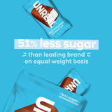 Dark Chocolate Coconut Bars | 3g Sugar | Certified Vegan, Gluten Free, Fair Trade, Non-GMO | No Sugar Alcohols or Soy | 40ct Pack of 4